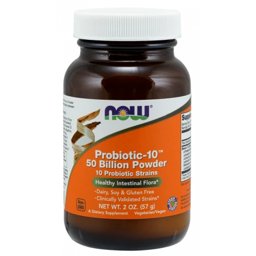 NOW - Probiotic-10 50 Billion Powder - 57 g NOW - Probiotic-10 50 Billion Powder - 57 g